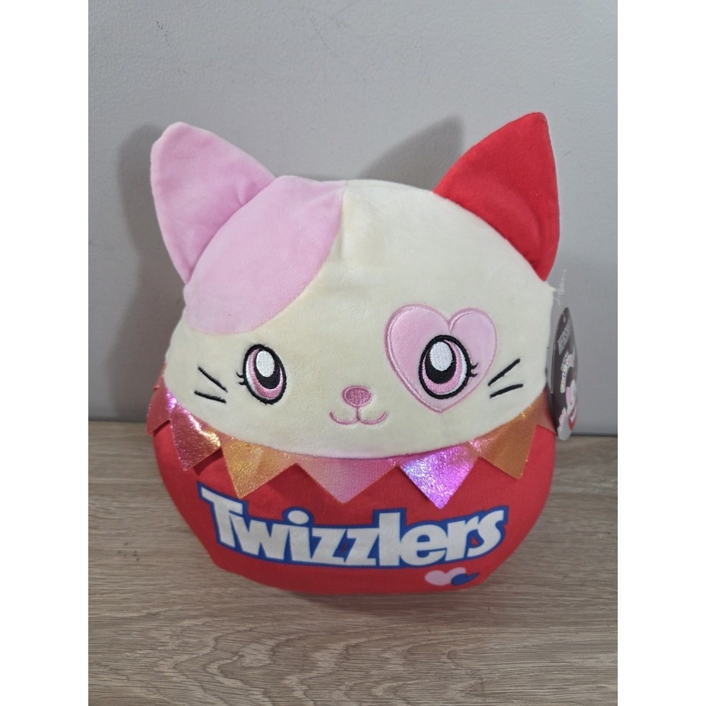 Twizzler Squishmallows Cat - Strawberry Scented ‎ Plush NWT